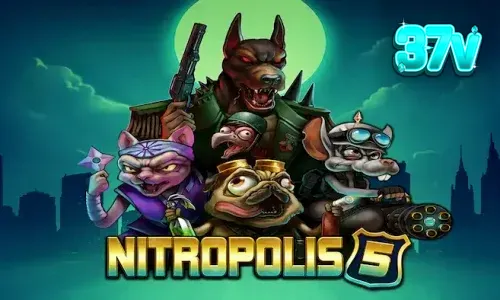 Interface do jogo Nitropolis 5 em um dispositivo móvel