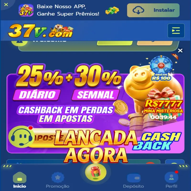 37V Login Oficial 2026 Aplikasi